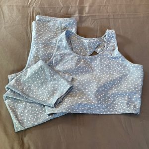 Polka Dot Workout Set